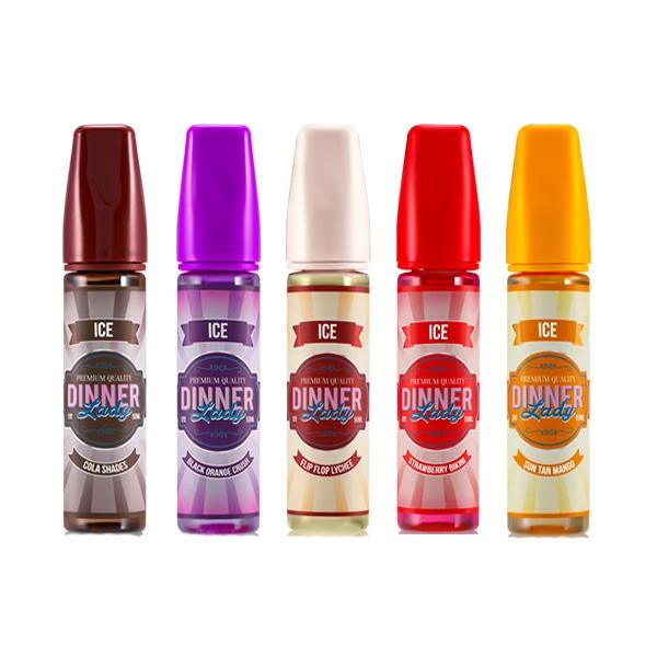 Dinner Lady ICE Range 0mg 50ml Shortfill (70VG/30PG)